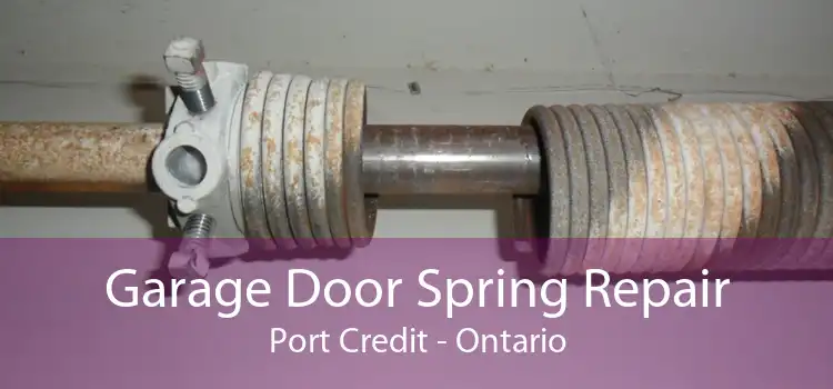 Garage Door Spring Repair Port Credit - Ontario