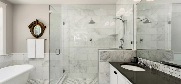 bathroom shower door installation in Malton