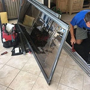 sliding glass door frame repair Malton
